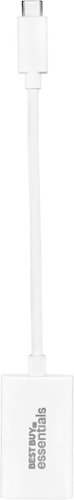 Best Buy essentials™ USB-C to HDMI Adapter - White HOW TO BUY
