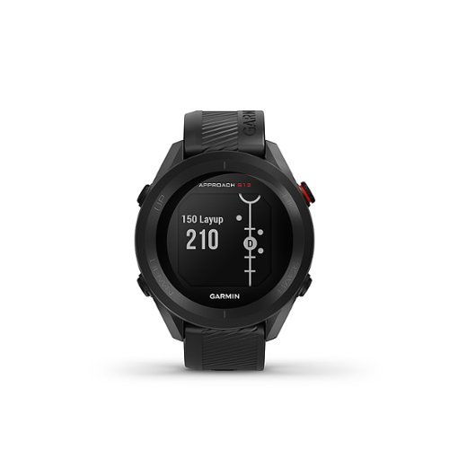 Garmin - Approach S12 GPS Smartwatch 33mm Fiber-Reinforced Polymer - Black