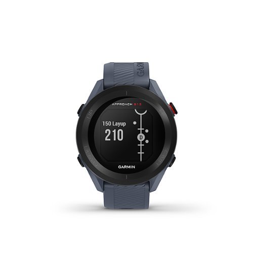 Garmin - Approach S12 GPS Smartwatch 33mm Fiber-Reinforced Polymer - Granite Blue