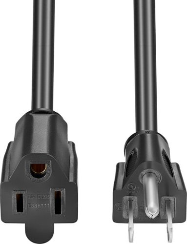 Best Buy essentials™ 6’ 16 AWG Indoor/Outdoor Extension Power Cord - Black HOW TO BUY