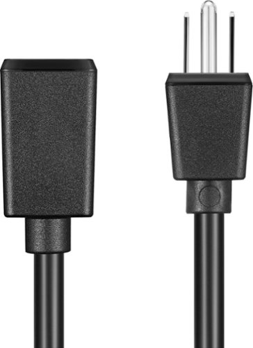 Best Buy essentials™ 25' Extension Power Cord - Black SHOP ONLINE