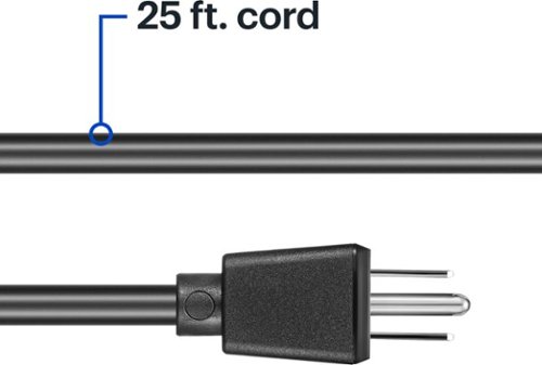 Best Buy essentials™ 25' Extension Power Cord - Black BUY ONLINE