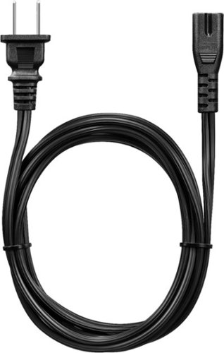 Best Buy essentials™ 6' 2-Slot Non-Polarized Power Cord GLOBAL SHIPPING
