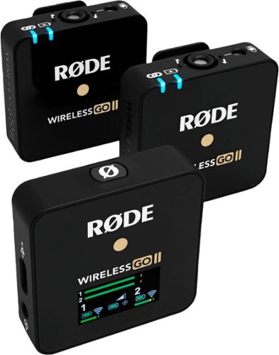 RØDE WIRELESS GO II DUAL CHANNEL WIRELESS MICROPHONE SYSTEM GLOBAL SHIPPING