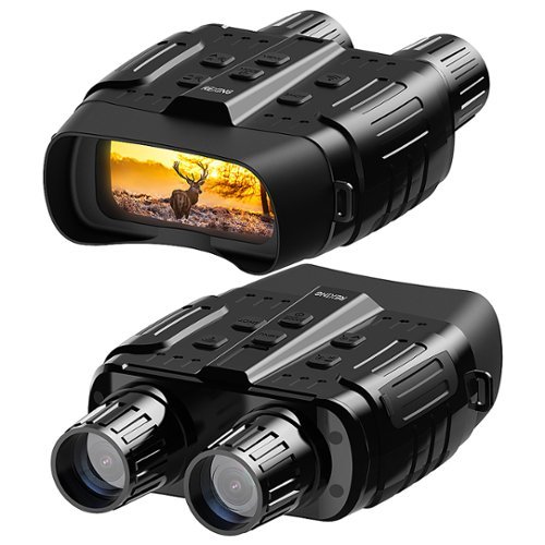 Rexing - B1 Maverick 10 x 25 Digital Night Vision Binoculars, Infrared (IR) Digital Camera - Maverick