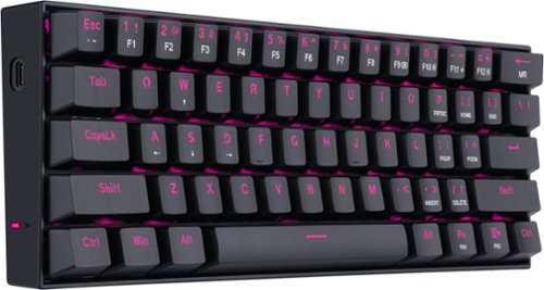 REDRAGON K630 Dragonborn TKL Wired Gaming Mechanical Brown Switch Keyboard with Backlighting - Black GLOBAL SHIPPING