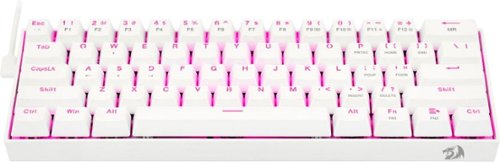 REDRAGON K630W Dragonborn TKL Wired Gaming Mechanical Brown Switch Keyboard with Backlighting - White WORLDWIDE DELIVERY