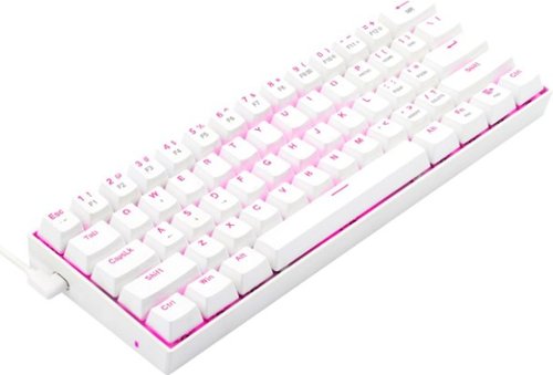 REDRAGON K630W Dragonborn TKL Wired Gaming Mechanical Brown Switch Keyboard with Backlighting - White WHERE TO BUY