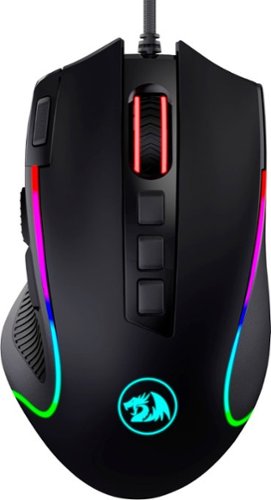 REDRAGON - Predator M612 Wired Optical Gaming Mouse with RGB Backlighting - Black