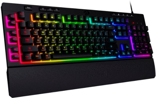 REDRAGON Shiva Full-size Wired Membrane Gaming Keyboard with RGB Backlighting - Black HOW TO BUY