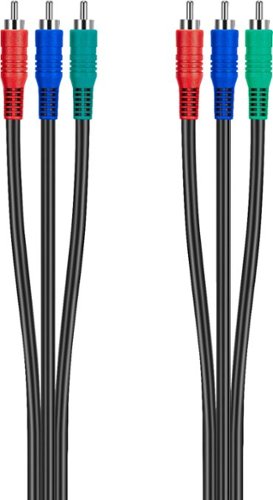 Best Buy essentials™ 6' Component Video Cable - Black WORLDWIDE DELIVERY