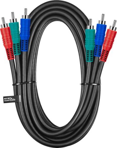Best Buy essentials™ 6' Component Video Cable - Black HOW TO BUY