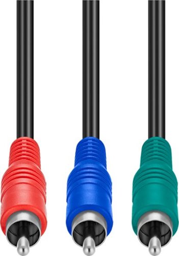 Best Buy essentials™ 6' Component Video Cable - Black SHOP ONLINE