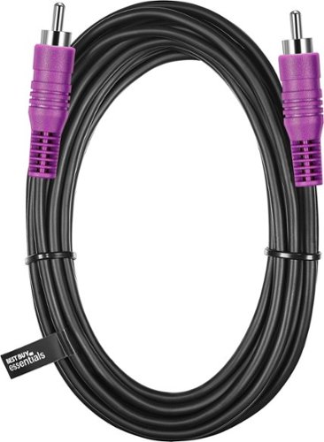 Best Buy essentials™ 15’ RCA Cable for Subwoofers - Black HOW TO BUY