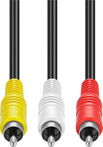 Best Buy essentials™ 12' Composite A/V Cable - Black SHOP ONLINE