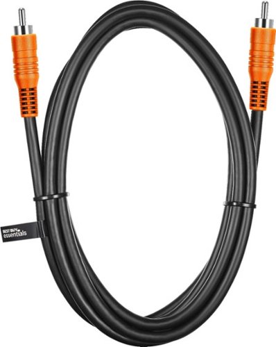 Best Buy essentials™ 6' Coaxial A/V Cable - Black HOW TO BUY
