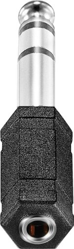 Best Buy essentials™ Female 3.5 mm to Male 1/4 Audio Adapter - Black HOW TO BUY