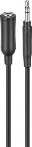 Image of Best Buy essentials™ - 6' 3.5mm Male-to-Female Audio Extension Cable - Black