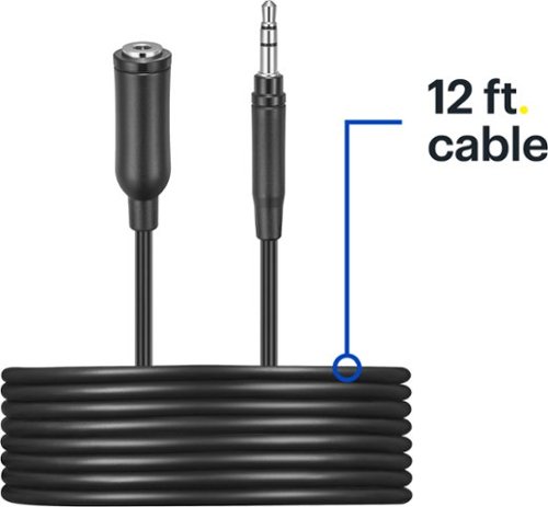Best Buy essentials™ 12' Headphone Extension Kit & Adapters - Black BUY IN MIDDLE EAST