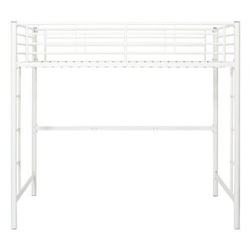 

Walker Edison - Premium Metal Full Size Loft Bed - White