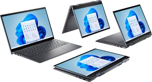 Dell Inspiron 7000 2-in-1 14 Touch-Screen Laptop - AMD Ryzen 5 - 8GB Memory - 256GB Solid State Drive - Blue BUY IN QATAR
