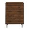 Walker Edison - 30” Modern 4 Drawer Vertical Storage Chest - Dark Walnut-Front_Standard