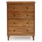 Walker Edison - Modern 4 Drawer Dresser - Caramel-Front_Standard