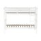 Walker Edison - Solid Wood Twin over Twin Mission Design Bunk Bed - White-Front_Standard