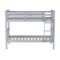 Walker Edison - Solid Wood Twin over Twin Mission Design Bunk Bed - Grey-Front_Standard 