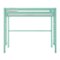 Walker Edison - Premium Deluxe Twin Metal Loft Bed - Mint-Front_Standard