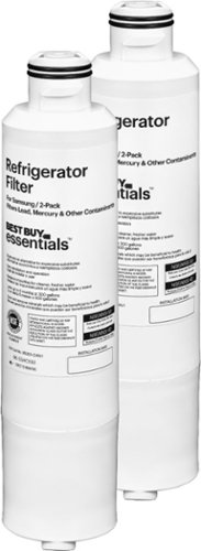 Best Buy essentials™ - NSF 42/53 Water Filter Replacement for Select Samsung Refrigerators (2-pack) - White