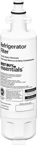 Best Buy essentials™ - NSF 42/53 Water Filter Replacement for Select LG and Sears/Kenmore Refrigerators  - White
