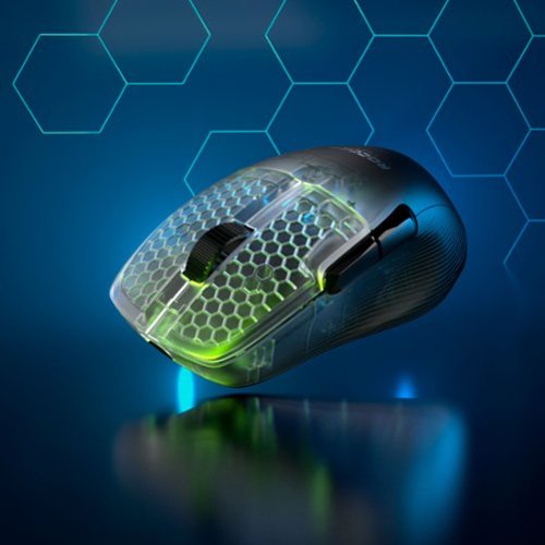 ROCCAT Kone Pro Air  Lightweight Wireless Bluetooth Optical Gaming Mouse With 19K DPI and RGB Lighting - Wireless - Ash Black WORLDWIDE DELIVERY