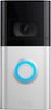 Ring - Video Doorbell 4 - Smart Wi-Fi Video Doorbell - Wired/Battery Operated - Satin Nickel-Front_Standard