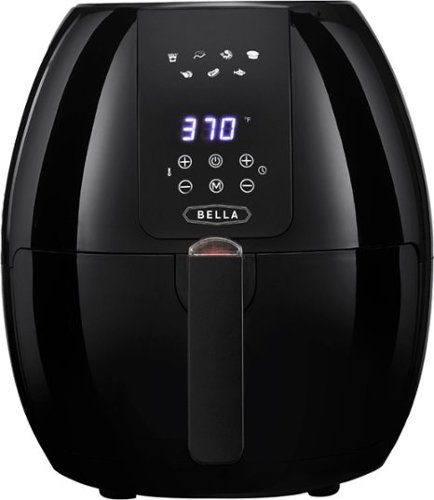 Bella - 5.4-qt. Digital Touchscreen Air Fryer - Black
