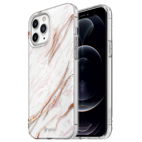 Vena - MELANGE Protective Case for Apple iPhone 12 Pro Max - White Marble