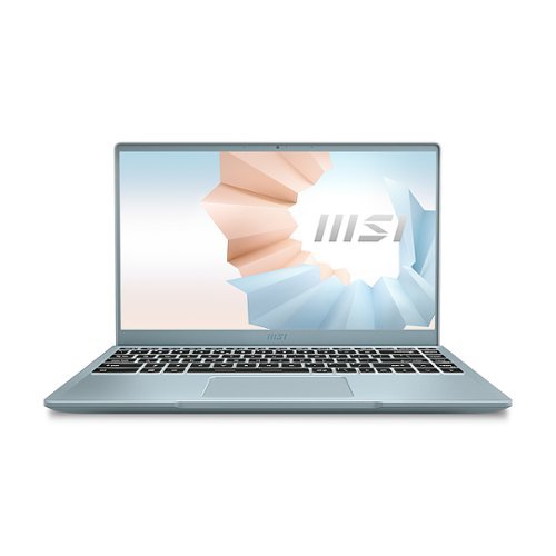 MSI - Modern 14" Ultrabook Laptop - i3 1115G4 - 8GB Memory - Intel Iris Xe - 512GB Solid State Drive - Blue Stone