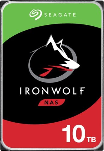 Seagate - IronWolf 10TB Internal SATA NAS Hard Drive with Rescue Data Recovery Services