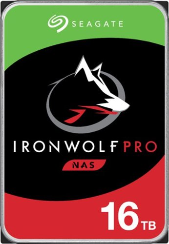 Seagate - IronWolf Pro 16TB Internal SATA NAS Hard Drive with Rescue Data Recovery Services