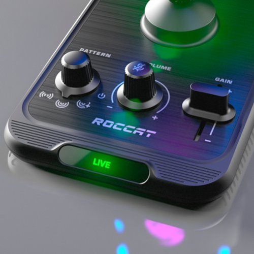 ROCCAT Torch 24 Bit Studio Grade RGB USB Microphone with Cardioid