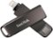 SanDisk - 128GB iXpand Phone Drive Luxe for iPhone Lightning and Type-C Devices - Black-Front_Standard