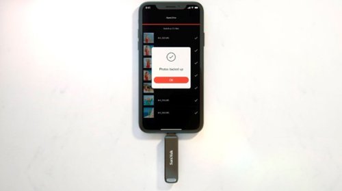 SanDisk 128GB iXpand Phone Drive Luxe for iPhone Lightning and Type-C Devices - Black BUY IN EUROPE
