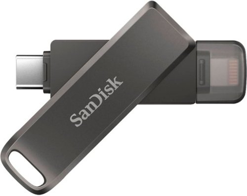 SanDisk 256GB iXpand Phone Drive Luxe for iPhone Lightning and Type-C Devices - Black BUY ONLINE