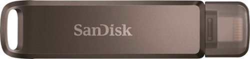 SanDisk 256GB iXpand Phone Drive Luxe for iPhone Lightning and Type-C Devices - Black GLOBAL SHIPPING