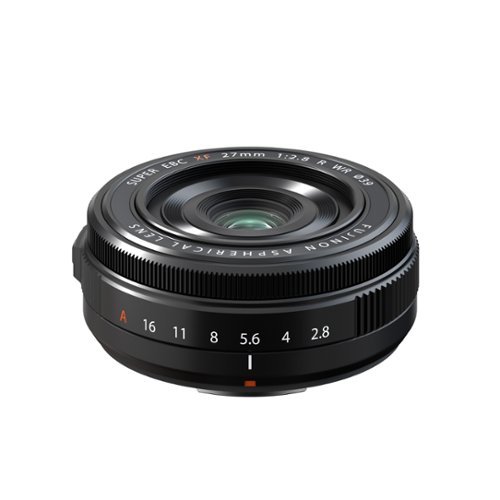 Fujifilm - XF27mmF2.8 R WR Lens - Black