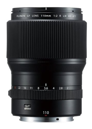 Fujinon GF 110mm F2 R LM WR Standard Zoom Lens for G-Mount Cameras - Black WORLDWIDE DELIVERY