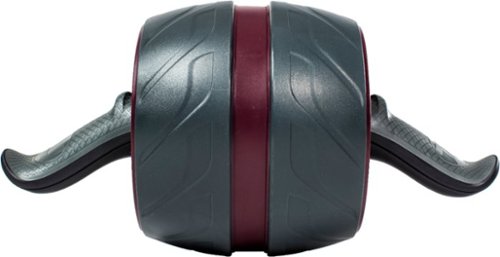Perfect Fitness - Ab Carver Pro Roller for Core Workouts Includes BONUS Foam Kneepads - Gray