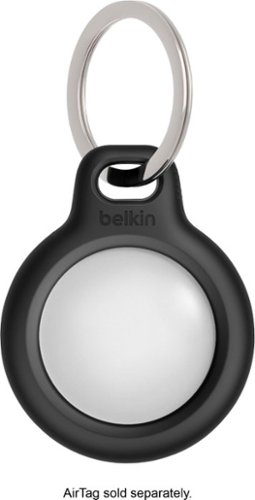 Belkin Secure Holder with Key Ring for Apple Airtag - Black BUY IN MIDDLE EAST
