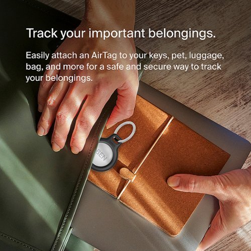 Belkin Secure Holder with Key Ring for Apple Airtag - Black WHERE TO BUY