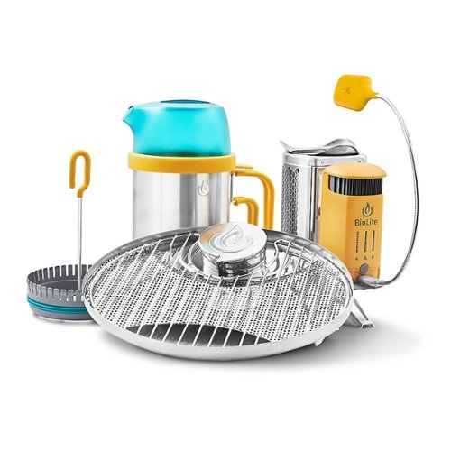 BioLite - CampStove Complete Cook Kit - Silver and Yellow